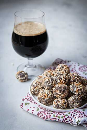 Easy Chocolate Beer Pretzel Truffles - The Beeroness