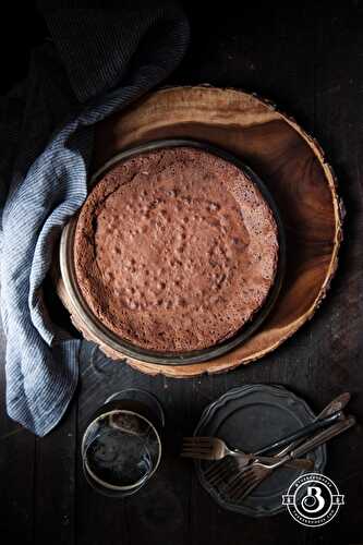 Espresso Stout Chocolate Soufflé Cake - The Beeroness