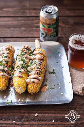 Grilled Street Corn with IPA Chipotle Cream + What's The Deal With Gluten Free Beer? - The Beeroness