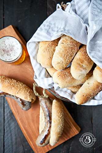 Homemade Beer Hot Dog Buns - The Beeroness