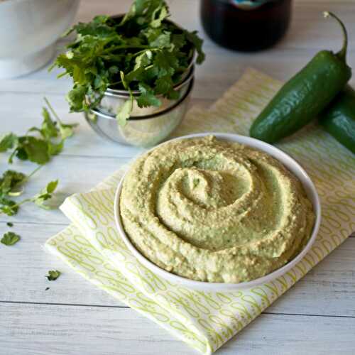 Jalapeno IPA Beer Hummus, another cooking with beer recipe from The Beeroness!