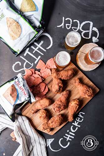 Jalapeno Tortilla Chip Crusted Beer Brined Fried Chicken - The Beeroness