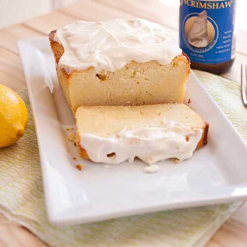 Lemon Pilsner Cake - The Beeroness