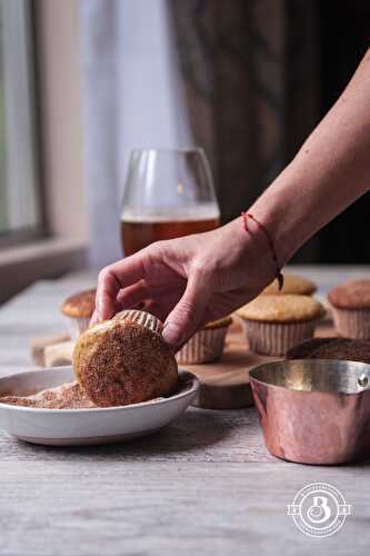 One Bowl Cinnamon Sugar Beer Muffins - The Beeroness