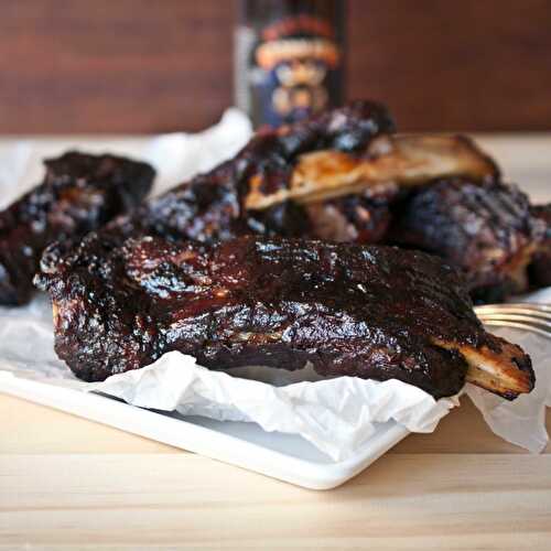 Oven Roasted BBQ Ribs With Stout Barbecue Sauce - The Beeroness