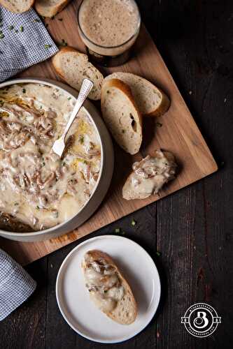 Porter Caramelized Onion and Brie Dip - The Beeroness