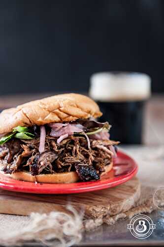 Porter Pulled Duck Burger with Beer Pickled Onions + A Rebrew in Copenhagen - The Beeroness