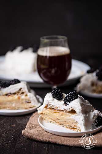 Puff Pastry Cake with Maple Ale Pastry Cream - The Beeroness