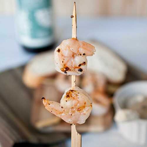 Roasted Garlic Beer Butter Shrimp - The Beeroness