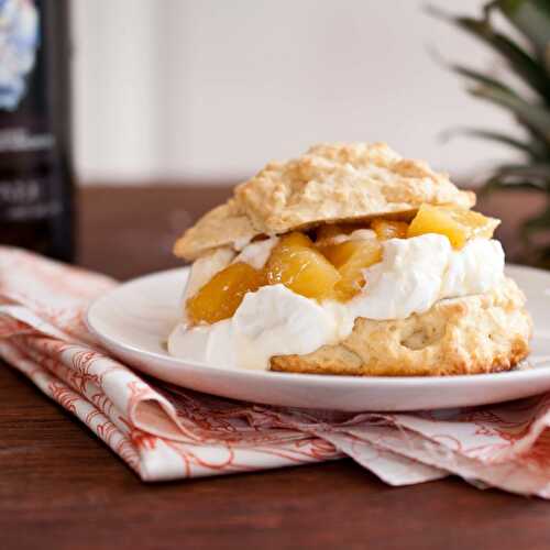 Saison Caramelized Pineapple Beer Shortcakes - The Beeroness