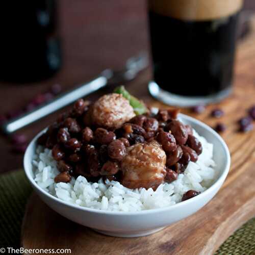 Slow Cooker Stout Red Beans and Rice - The Beeroness