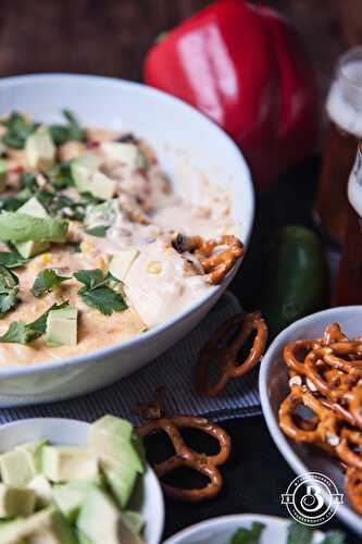 Southwest Beer Cheese Dip + The Definitive Beer to Pair with The Super Bowl - The Beeroness