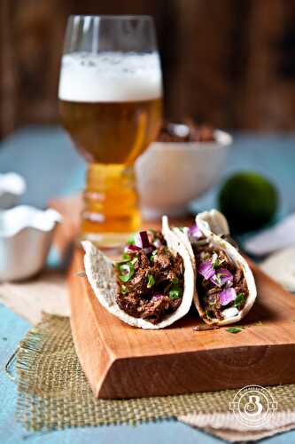 Stout Beef Barbacoa Tacos - The Beeroness