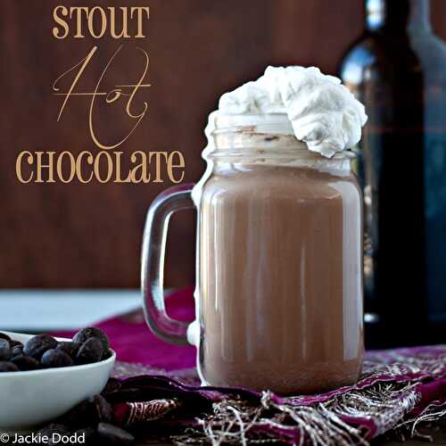 Stout Hot Chocolate with Stout Whipped Cream