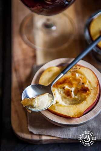 You have to try this: No-Bake Beer Creme Brûlée in a Peach Cup
