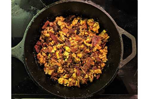 Breakfast Scramble with Bacon, Eggs, and Potatoes