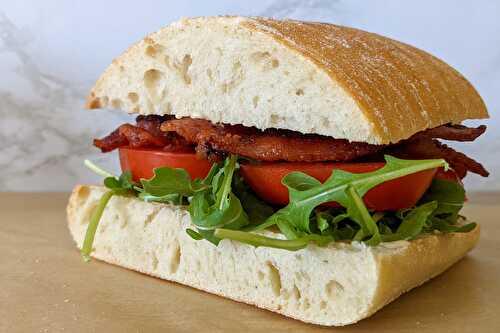 BLT With Roasted Garlic Aioli