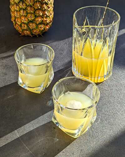 Pineapple Mezcal Old Fashioned