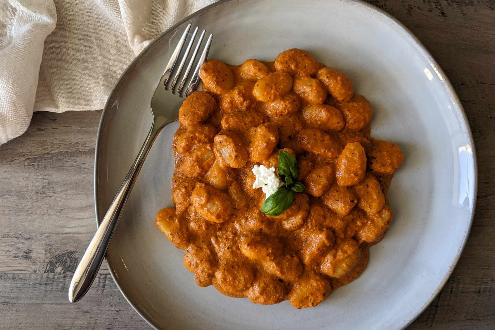 Goat Cheese & Tomato Gnocchi