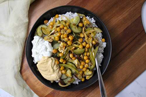 Vegetarian Mediterranean Rice Bowls