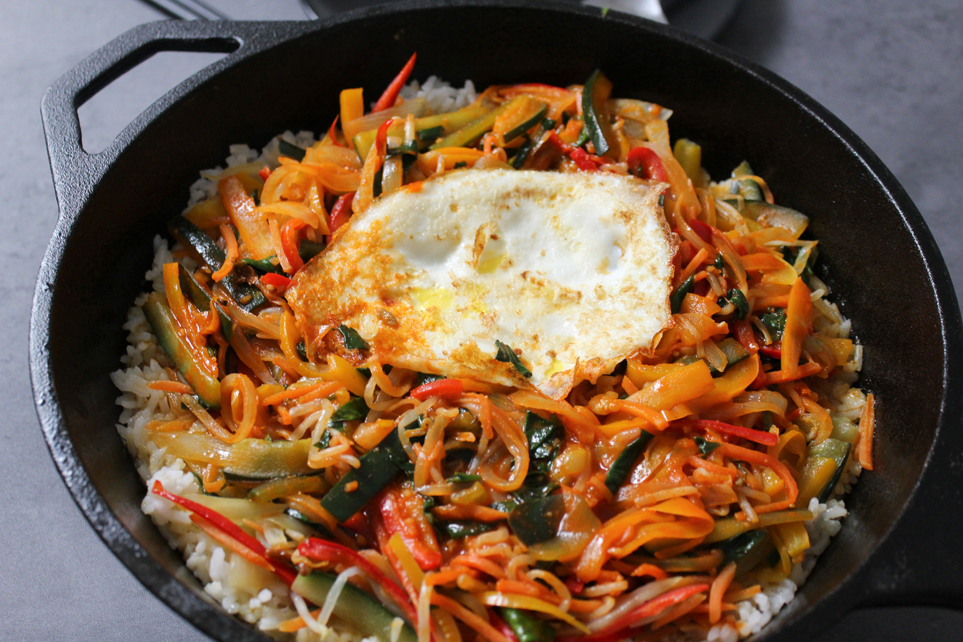 Easy Vegetarian Bibimbap
