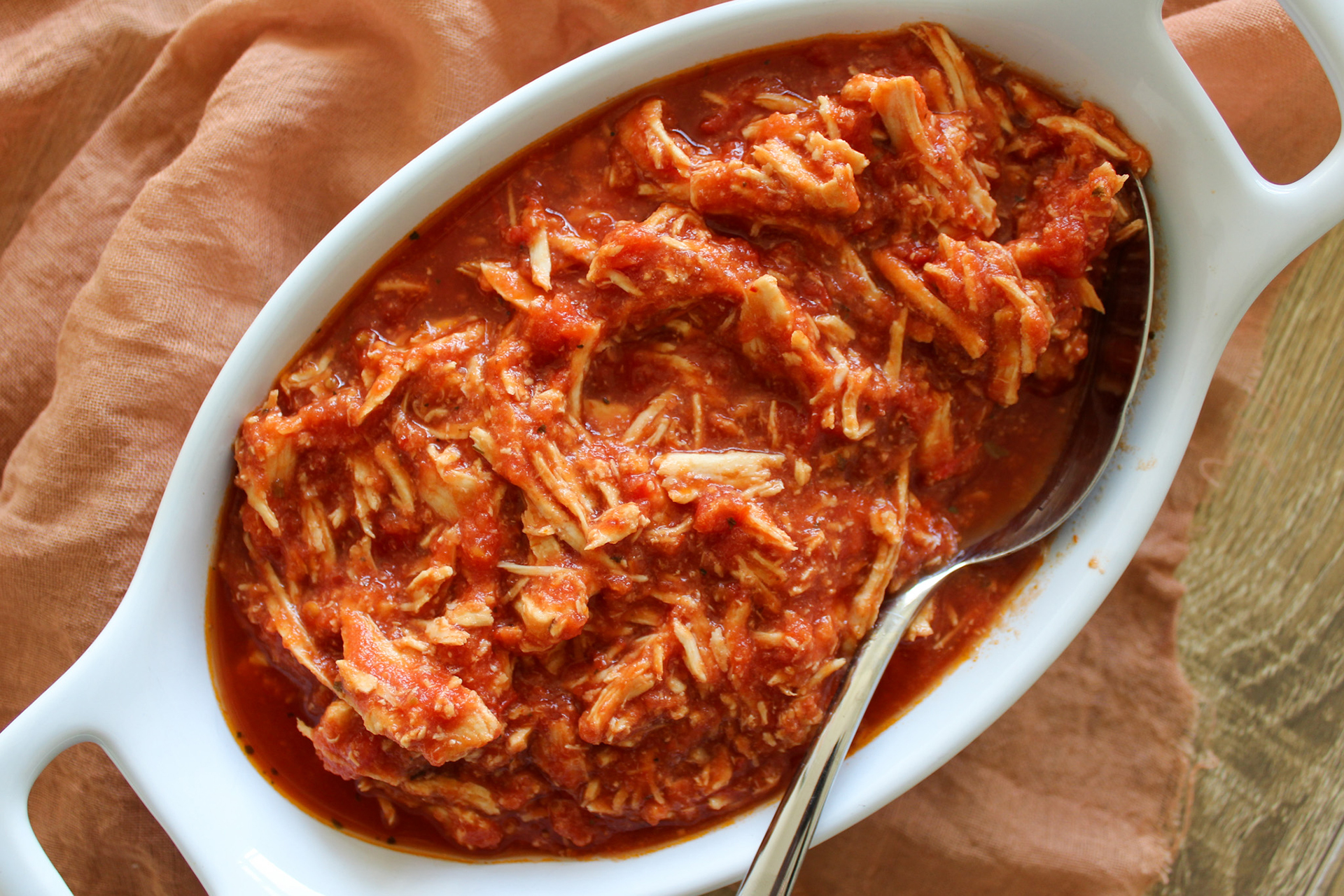 Slow Cooker Chicken Parmesan (Gluten Free)