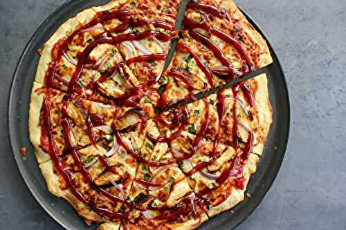 Thin Crust BBQ Chicken Pizza