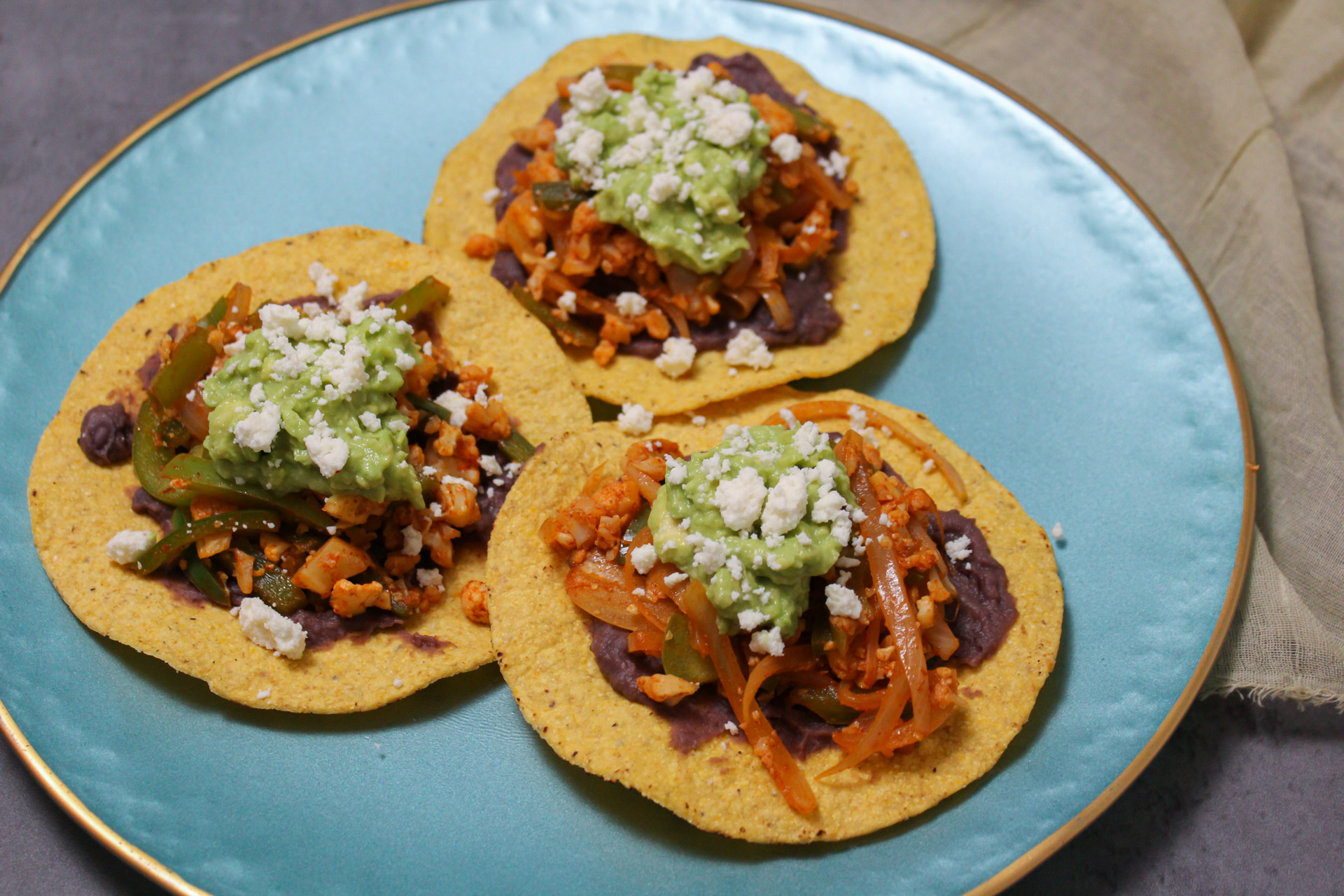Vegetarian Tostadas