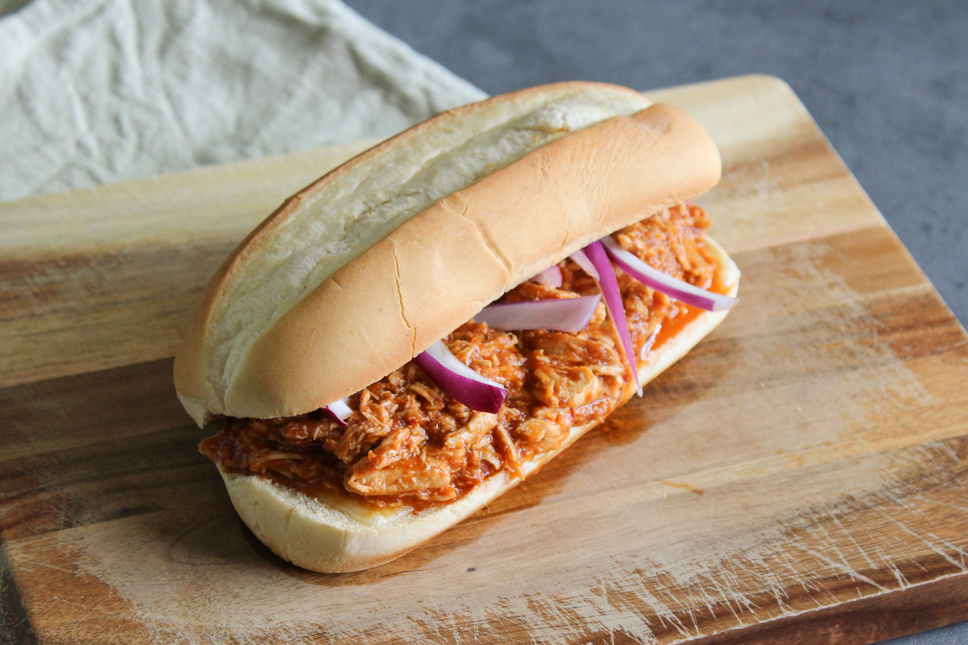 Shredded Chipotle Chicken Sandwich