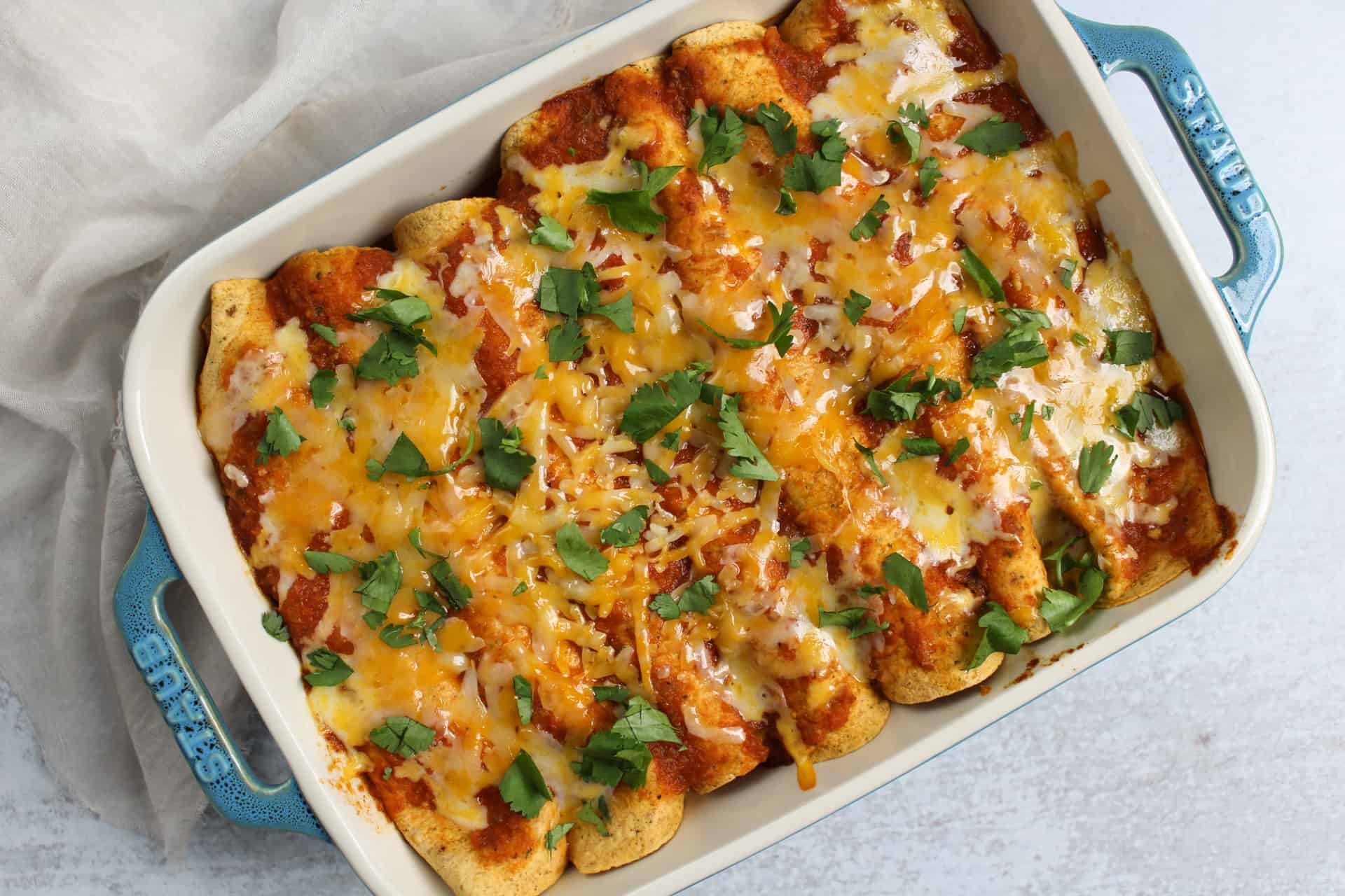 Healthy Chicken Enchiladas