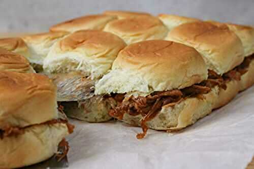 Game Day BBQ Pulled Pork Sliders