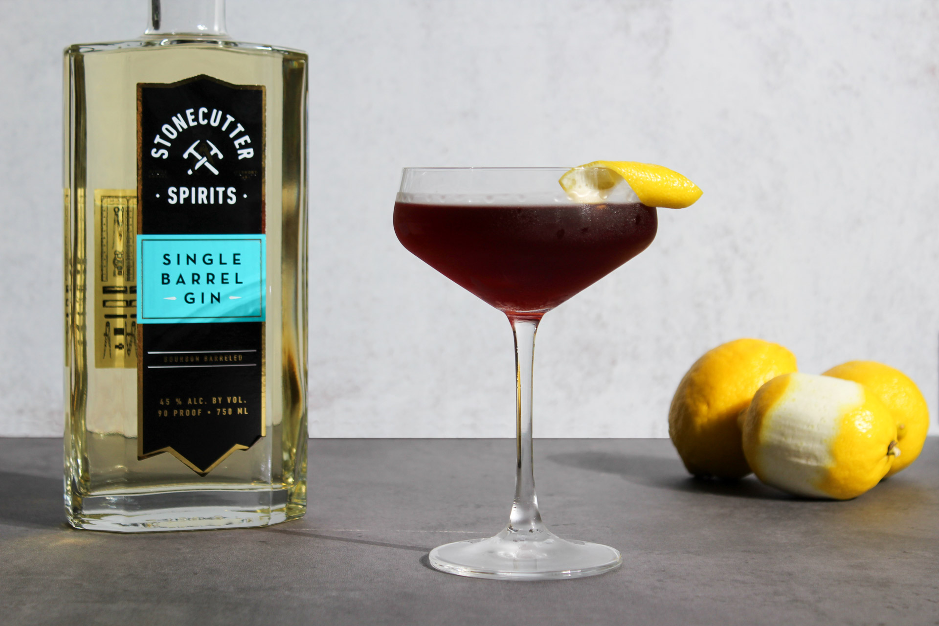 Blueberry Lemon Martinez