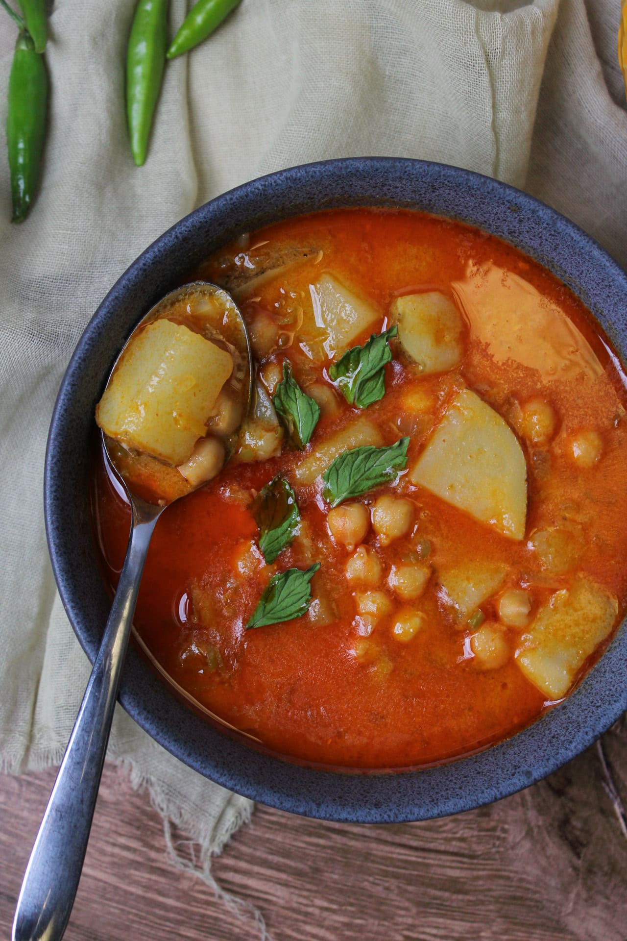 Thai Chickpea Potato Curry