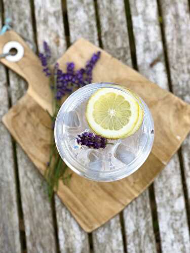 Lavender Infused Gin - The Delectable Garden Food Blog