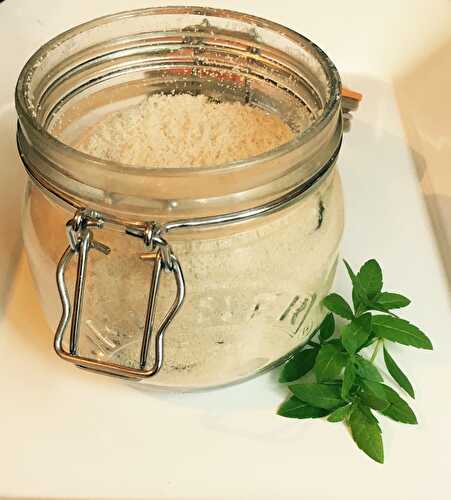 Lemon Verbena Sugar - The Delectable Garden Food Blog