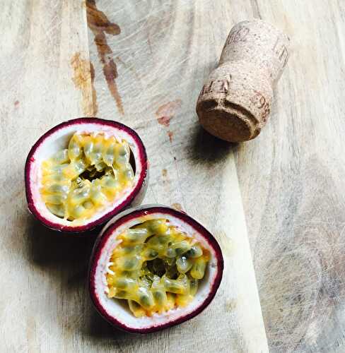 Passion Fruit and Prosecco Jelly Shots - The Delectable Garden Food Blog