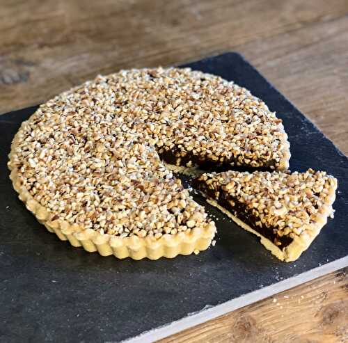 Rich, Smooth and Divine Chocolate Tart - The Delectable Garden Food Blog