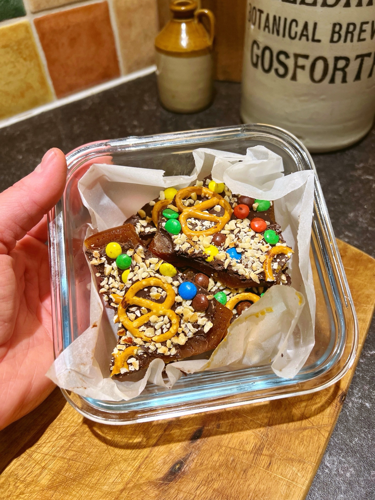 Bonfire Toffee Bark - A twist on the British classic