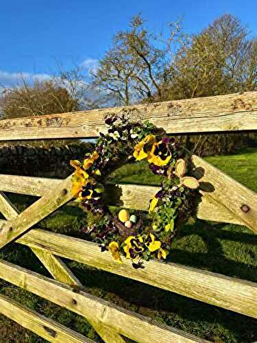 Create a Living Easter Wreath for Your Home