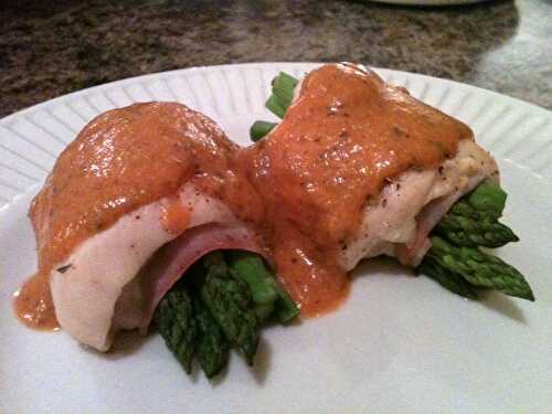 Chicken Roulade with Creamy Tomato Sauce