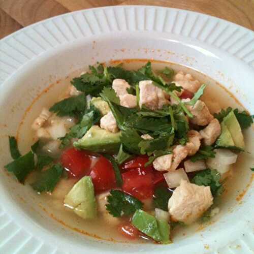 Fresh Mexican Chicken Soup (Paleo)