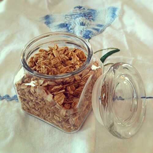 Maple SunButter Granola (Gluten and Dairy Free)