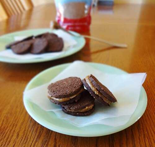 Gluten Free Chocolate Oreo Cookies with Coconut Sugar Cream