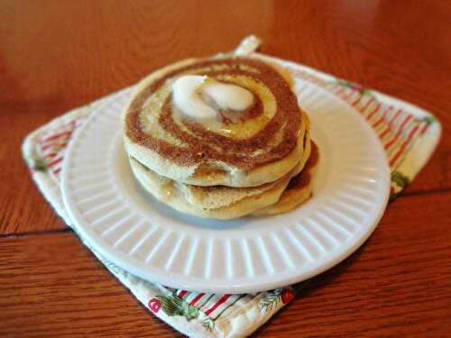 Gluten Free Cinnamon Roll Pancakes