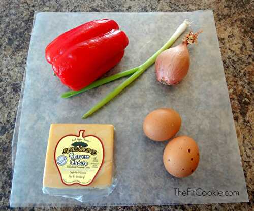 Easy Red Pepper and Gruyere Omelet