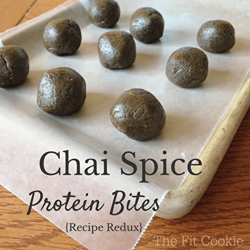 Chai Spice Protein Bites
