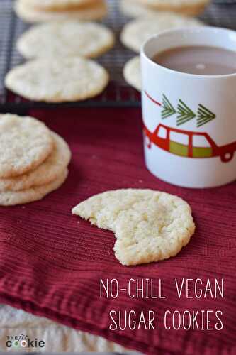 No Chill Vegan Sugar Cookies (Nut Free)