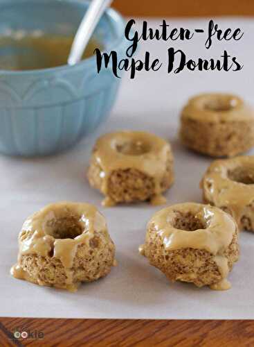 Gluten Free Mini Maple Donuts (Vegan)