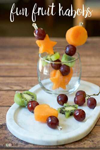 Fun Shape Fruit Kabobs