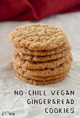 No-Chill Vegan Gingerbread Cookies